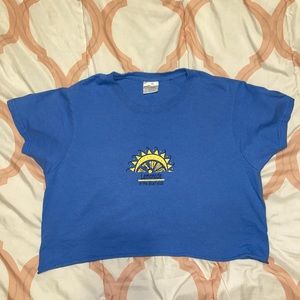 Thrifted Cropped Lemonade Shirt